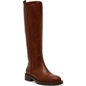 DV Dolce Vita Women's Pennie Knee-High Riding Boots Brown Smooth Size 6.5